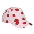 thumbnail image 3 of Haiem Strawberry Baseball Cap Dad Hat Cotton Soft Adjustable Fashion Hats for Men Women Unisex Style Headwear, 3 of 9