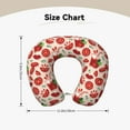 thumbnail image 5 of Xecao Tomatoes Print Memory Foam Cervical Neck Pillow Versatile U-Shaped Pillows for Home,Office,Camping,Travelling,Soft Washable Cover, 5 of 8
