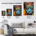 thumbnail image 4 of Contemporary African Woman Palette Knife Painting Artwork Portrait Large Wall Art Poster Print Thick Paper 18X24 Inch, 4 of 5