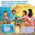 thumbnail image 5 of OUDIZZ Silicone Phone Holder for All Size Bogg Bag, Beach Accessories Compatible with iPhone & Android, with Carabiners, Key Hooks & Charms, 5 of 8