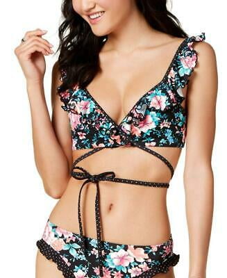 ruffle wrap bikini top