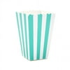 Dress My Cupcake 12-Pack Party Popcorn Boxes, Striped, Diamond Blue