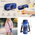 thumbnail image 7 of KUIFORTI Blue Train Lightweight Elementary School Backpack 4 Piece Set with Lunch Bag Pencil Case Water Bottle Sleeve Boys Kids School Bag for Back to School Supplies Gifts, 7 of 7