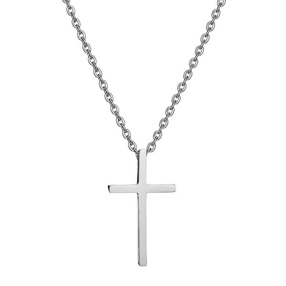 Tilga Faith Cross Necklace, Jesus Christ Cross Chain, Unisex