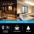 thumbnail image 2 of myTouchSmart 26898-P1 Indoor and Outdoor Digital Timer, Plug-in, Two Grounded, Weather Resistant, Presets/Custom Countdown, Ideal for String, Christmas Lights, 26898, 1-pack, Black 2-Outlet Daily, 2 of 6