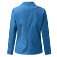 thumbnail image 5 of Outfmvch Suits Blazer For Women 2023 Jackets Women'S Open Work Blazers Coat Casual Sleeve Front Long Office Women'S Coat Womens Blazer Blue 3Xl, 5 of 7
