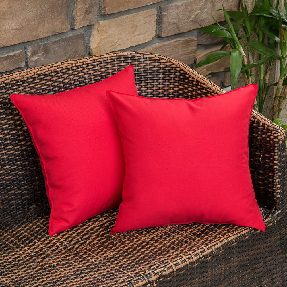 US Waterproof 16" 18" 20" 24" Cushion Cover Pillow Case Outdoor Garden Decor 