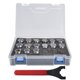 thumbnail image 2 of Spring Collet, ER25 Chuck 15Pcs Multiple Sizes For Milling Lathe Tool ANGGREK Otros, 2 of 8