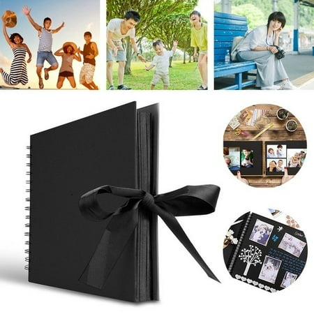 Baby Shower Scrapbook Pages - Photo Album Scrapbook, DIY Handmade Album Scrapbook Movie Up Travel Scrapbook for Anniversary, Wedding, Travelling, Baby Shower