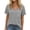 Grey, variant on T Shirts for Women Summer Casual Relaxed Fit Short Sleeve V Neck Basic Plain Tshirts Work Shirt Womens Tees