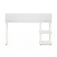 thumbnail image 4 of Furinno Classic Desktop Bookshelf Storage Hutch in Desk Organizer White/White, 4 of 6