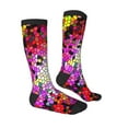 thumbnail image 3 of Balery Colorful Tie Dye Stained Glass 3 Fun Novelty Socks Men'S Women'S Crew Socks Funny Crazy Novelty Socks Quirky And Cool Socks, 3 of 9