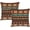 Aztec-1, variant on Southwest Aztec Native Pillow Covers,Decorative Throw Pillowcase Square Couch Cushion Cover for Home Sofa Living Room 18x18 Inch Set of 2