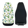 thumbnail image 6 of POLERO Cactus Print Waterproof Front Seat Cover for Automotive, Polyester Easy to Install Vehicle Seat Covers Car, 6 of 9