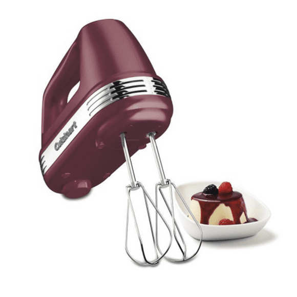 Cuisinart HM-50F17AC Power Advantage 5-Speed Hand Mixer (Maroon)