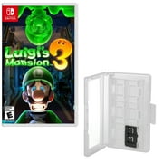 Luigi's Mansion With Hard Shell 12 Game Caddy, Nintendo Switch