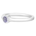 thumbnail image 3 of 925 Sterling Silver Simulated Alexandrite Birthstone Ring For Toddlers Size 2, 3 of 4