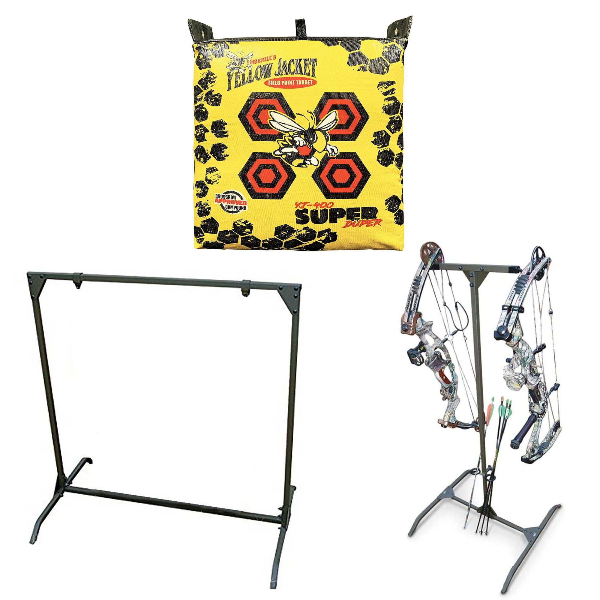 Morrell Yellow Jacket Field Archery Bag Target w/ Bow Practice Shooting Stand