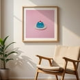 thumbnail image 6 of Blue Gelatin Dessert - Digital Art Dessert Pop Art Kitchen Decor Pastel Minimalist Modern Art Whimsical Unframed Wall Art Print 40 x 40 inches, 6 of 9