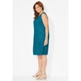 thumbnail image 3 of Catherines Women's Plus Size Petite Sparkling Lace Jacket Dress, 3 of 6
