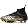 thumbnail image 3 of Botas de fútbol para hombre, botines de fútbol AG/TF, de primera calidad, antideslizantes, transpirables, para entrenamiento, césped, interior, fútbol sala, zapatos de fútbol para hombre, 3 of 5
