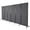 Dark Grey, variant on golytefs Rolling Privacy Room Divider with Wheels Folding Room Partition (Dark Grey)