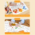 thumbnail image 2 of HLONK UOYOTT Children‘s Drawing Roll Creative Hand-painted Painting Paper Graffiti S D Heat, 2 of 6