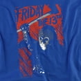 thumbnail image 2 of Friday The 13Th Jason Lives Women's T Shirt, Royal, Medium, 2 of 6