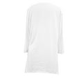thumbnail image 7 of MIXUE Womens Summer Tops Solid Color Round Neck Long Sleeve Loose Casual Basic Shirts For Women T-shirts Sportwear,White,M, 7 of 7