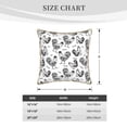 thumbnail image 4 of Fotbe Retro Rooster Pattern Velvet Decorative Throw Pillow Covers with Elegant Piping, Soft Plush Cushion Cover for Sofa, Bed, Car, Office-20"x20", 4 of 8