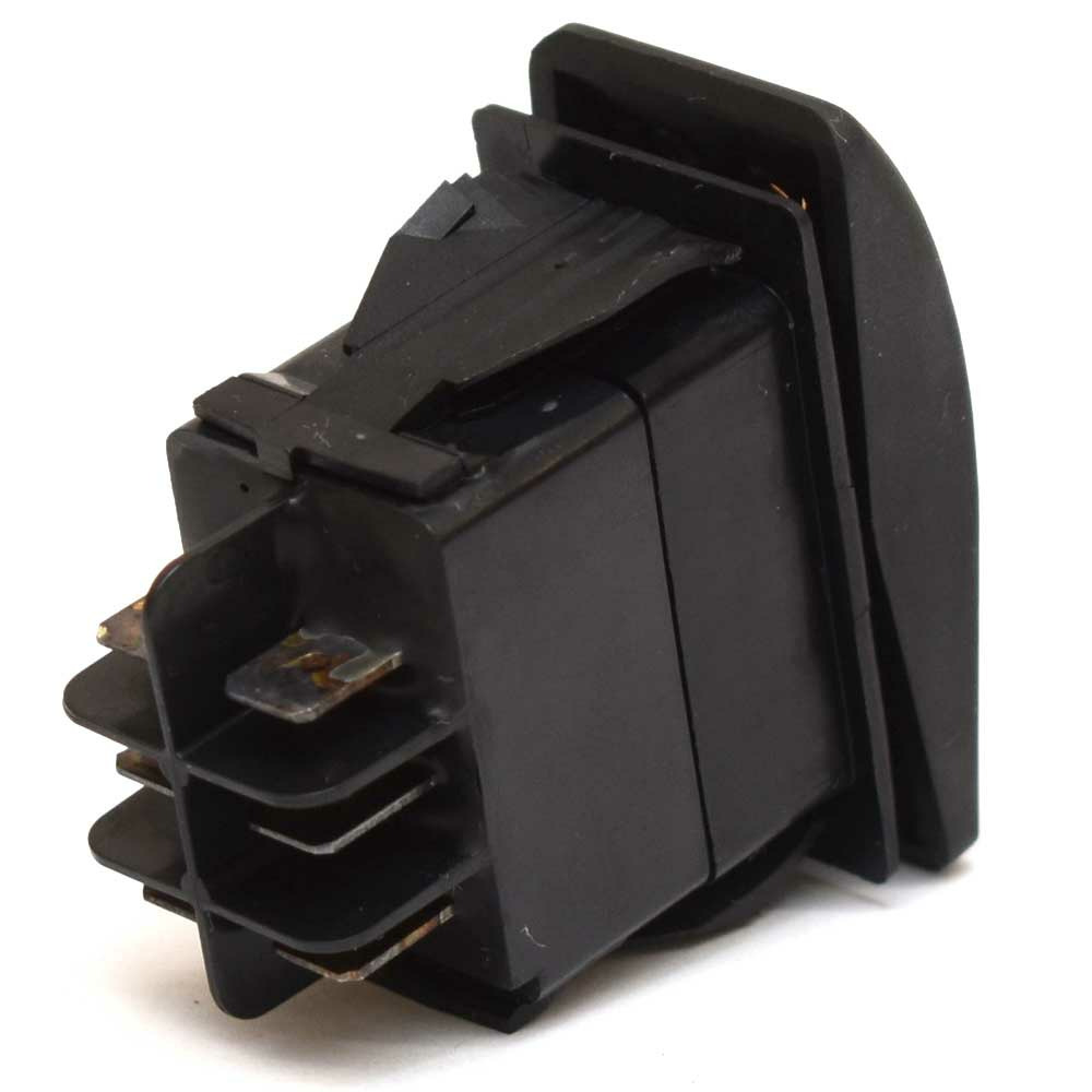 Carling Boat Rocker Switch | w/ Actuator ON/OFF/ON 20A 12V Rubber Black