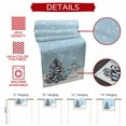 thumbnail image 6 of Christmas Tree Snowman Table Runner 13x36in Non-Slip Cotton Linen Table Runners, Snowflakes on Blue Background Dresser Scarves TableRunner for Dinner Kitchen Dining Wedding Party, 6 of 9