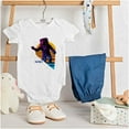 thumbnail image 3 of Vaporwave NASA Astronaut Space Jump Romper Boys or Girls Infant Baby Brisco Brands 24M, 3 of 7