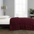 thumbnail image 3 of Well Being 12lbSoft Weighted Blanket, Full, Burgundy, 3 of 6