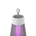 thumbnail image 2 of Lámpara eléctrica para matar mosquitos, trampa para insectos con luz LED (gris recargable), 2 of 7