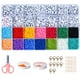thumbnail image 1 of Cuentas Semilla Bsvklp Vidrio Mezcladas Colores Kit Fabricación Pulseras Conjunto DIY, 1 of 9