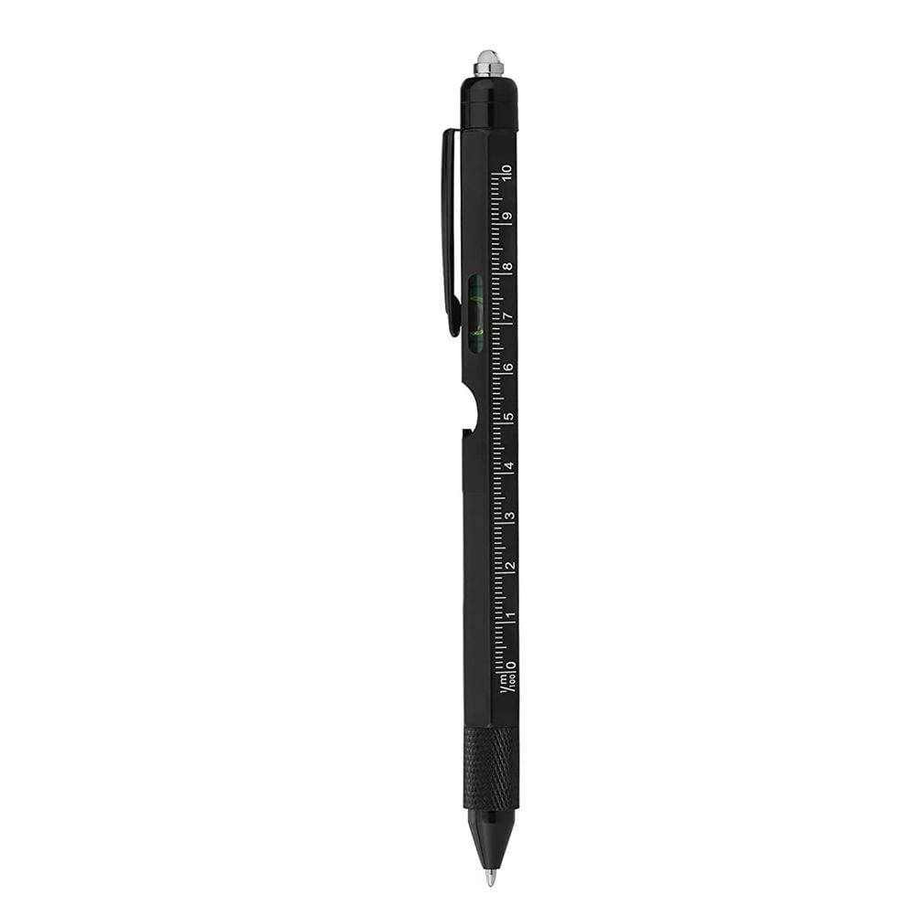 Multitool Pen Set LED Light Touchscreen Stylus Ruler Level Bottle Opener Screwdriver Ballpoint Pen Christmas Gifts for Men Husband Dad