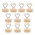 thumbnail image 2 of 10 porta tarjetas para mesa de boda con clips de alambre para fotos Amor corazon, 2 of 6