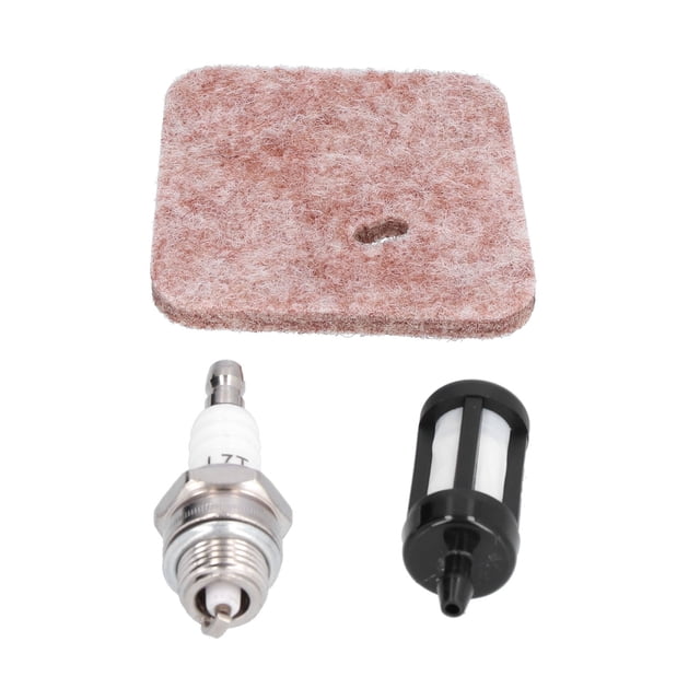 Lawn Mower Air Filter, Stable Performance Long Service Life Easy To Install Trimmer Accessory Sturdy Spark Plug Filter Kit For Garden For Outdoor For Courtyard