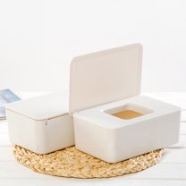 SPRING PARK Large Capacity Wipes Dispenser Removable Plastic Wipes Case Keeps Wipes Fresh