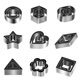 thumbnail image 2 of Small Size Press Cutter Set 2730 Pcs Fruit Sugar Biscuit Moulds Stainless Steel, 2 of 11