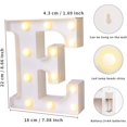 thumbnail image 2 of Led Light Up Letters, 26 Alphabet Letters with Lights, Battery Powered Letter Sign Lights for Home Party Wedding Bar Decoration (Letter Light E), 2 of 6