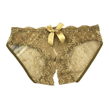 Womens Crotchless Panties Cheeky Panties for Women One Size Underwear Women s Lingerie Crotchless