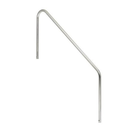 S.R. Smith 2HR-5-049 5 ft. 2-Bend Stair Rail with 304 Stainess Steel