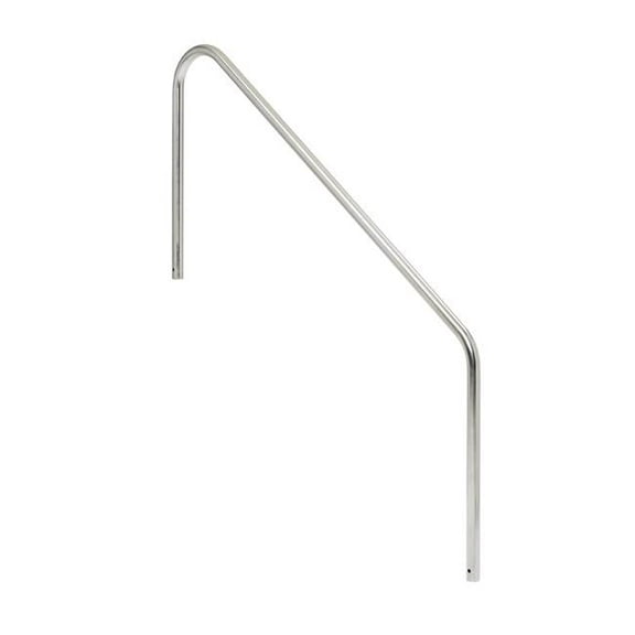 S.R. Smith 2HR-5-049 5 ft. 2-Bend Stair Rail with 304 Stainess Steel