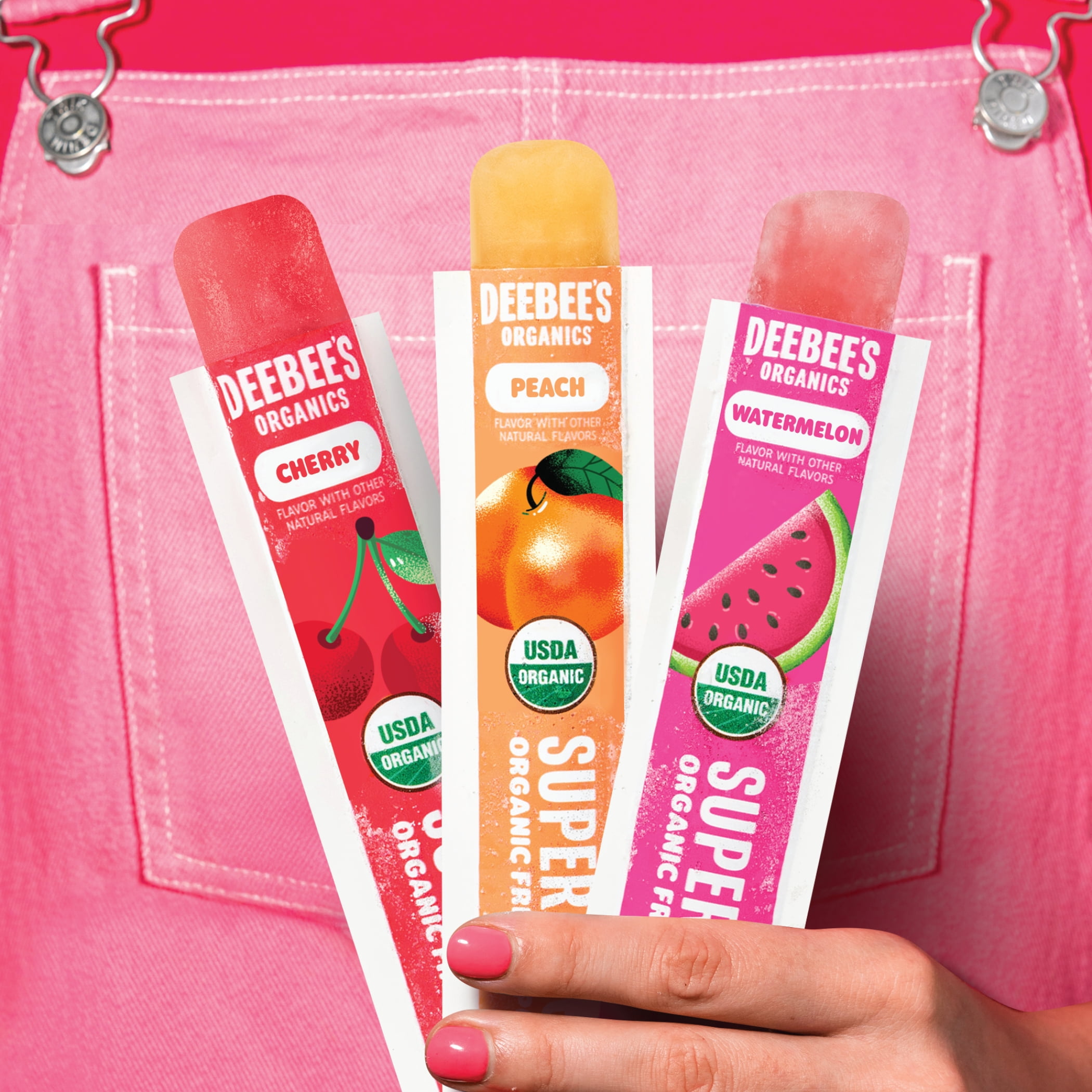 Deebee's Organics Super-Juice Freezie Pops, 15 Count, 1.35 fl oz