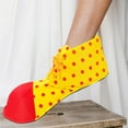 thumbnail image 2 of FELTECHELECTR 1 par de zapatos de payaso para fiesta de Halloween, accesorios de cosplay de payaso, zapatos de disfraz, 2 of 5