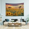 thumbnail image 4 of GZHJMY Sunflower Tapestry Aesthetic Tapestry for Bedroom Living Room Classroom Dorm 60" x 40" Inches Gift Decor, 4 of 6