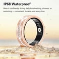 thumbnail image 5 of Wrongduck Diamond Fashion Fitness Tracking Ring for Women No Subscription Waterproof Activity Ring with Multi Sport Modes for iOS Android, 5 of 7
