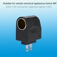 thumbnail image 4 of Adaptador Convertidor De Encendedor De Cigarrillos, Cargador De Coche De CA A 12V CC, Toma De Corriente De Pared CC, 4 of 7
